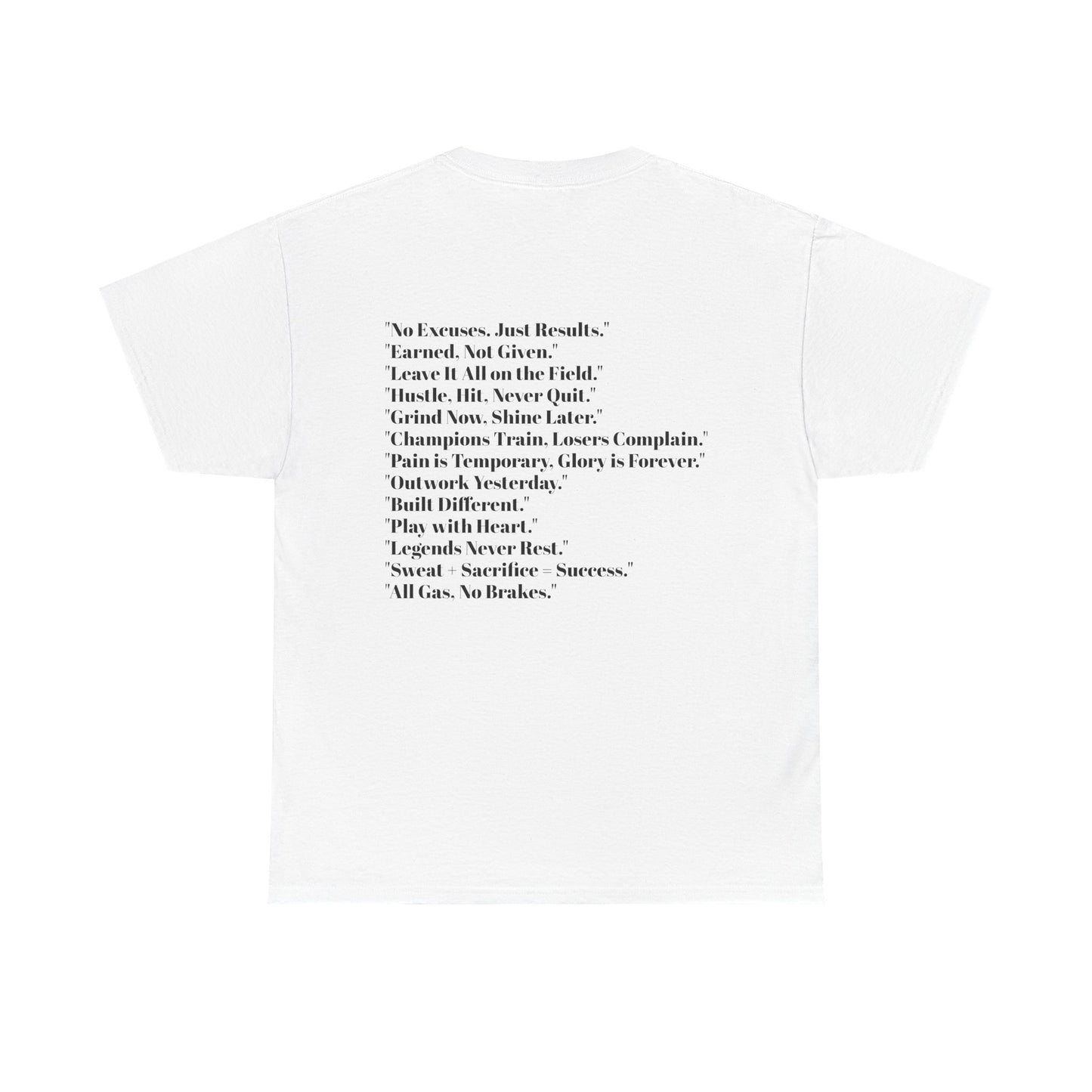 Motivational Unisex Heavy Cotton Tee - Made by the Game, for the Players